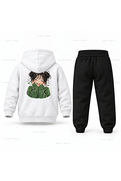 SVART WEAR طقم بدلة رياضية للأطفال مطبوع عليه KPop Demon Hunters Zoey Gulme