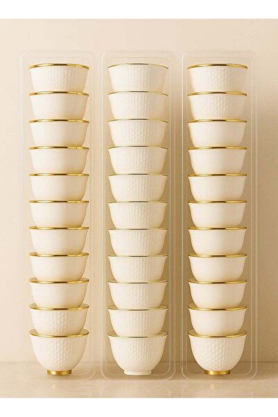 Arabest Luxury Set of 2 Transparent Organizers for Cups