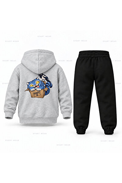 SVART WEAR طقم بدلة رياضية للأطفال مطبوع عليه KPop Demon Hunters Derpy Kutu