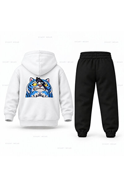 SVART WEAR طقم بدلة رياضية للأطفال مطبوع عليها KPop Demon Hunters Derpy Sleep...