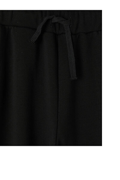 LC Waikiki Girl's Black Knitted Pants