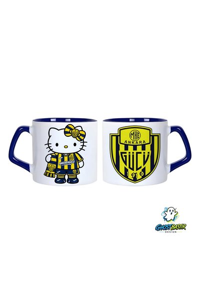 Ghostbastır Design Ankaragücü Spor Hello Kitty Kupa Bardak | Tek Adet 0963
