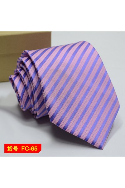 Choice ربطات عنق رجالية FC-65 بـ 67 تصميمًا، ألوان سادة ومخططة وزهرية، مقاس 7...