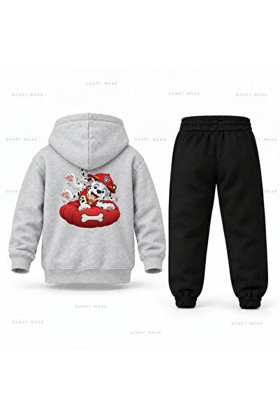 SVART WEAR Set de trening cu glugă pentru copii Paw Patrol Marshall cu imprimeu