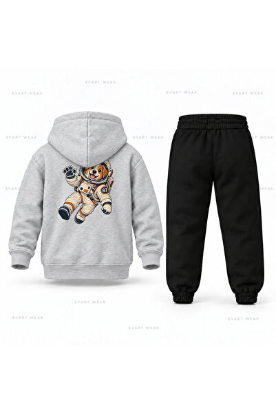 SVART WEAR Σετ παιδικής φόρμας με κουκούλα Six Seven 67 Kopek με διαστημικό σ...