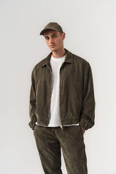 go gang own Velour Zippered Soft Textured Velvet Men's Coat