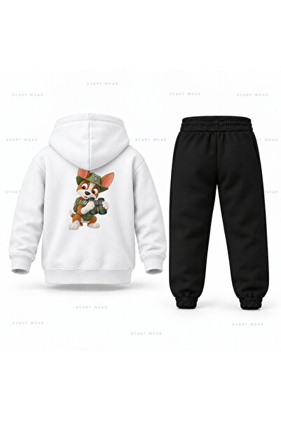 SVART WEAR Σετ παιδικής φόρμας με κουκούλα Paw Patrol Tracker με στάμπα Durbin