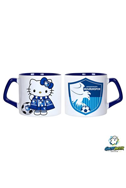 Ghostbastır Design Erzurumspor Hello Kitty Kupa Bardak | Tek Adet 0987