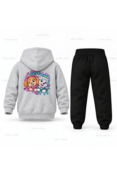 SVART WEAR Σετ παιδικής φόρμας με κουκούλα με στάμπα Paw Patrol Friendship Po...