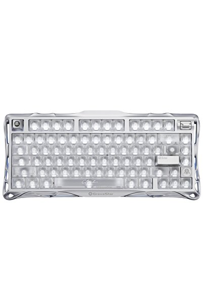 Gravastar Mercury V75 Manyetik Switch Gaming Klavye, Kablolu, İngilizce Q, Si...
