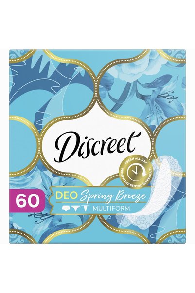 Discreet Deo Spring Breeze Protej-slipuri 60 bucăți