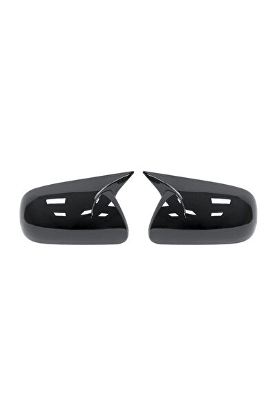 Choice Gloss Black Replacement Rearview Side Mirror Covers Caps Toyota Coroll...