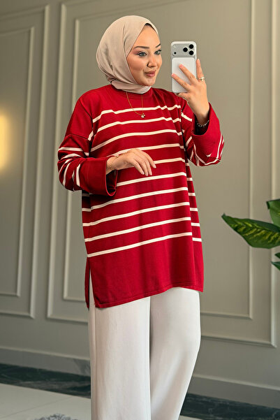 Suede Style 44456 - سترة طويلة أنيقة ومريحة من نسيج القطن والبوليستر الناعم ل...