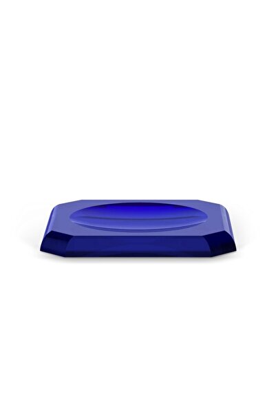 Decor Walther Kristall Soap Dish/Tray, 23X13Cm - Blue
