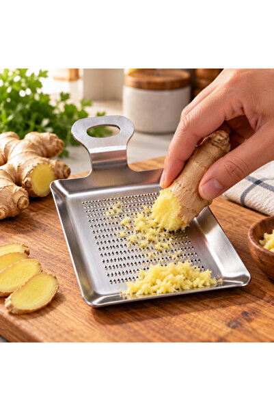 ARVALE Zencefil Sarımsak Rendesi Limon Kabuğu İçin İnce Mini El Rendesi