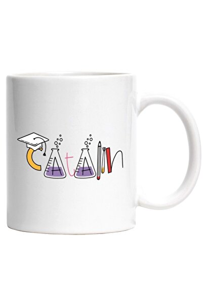 INOVATIX Personalized white mug, Name Catalin, and Funny, Curious, Sociable, ...