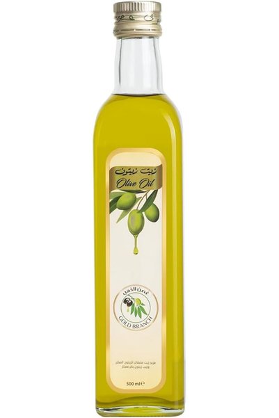 Al Jouf زيت زيتون جولد غوشن، 500 مل - عبوة مربعة