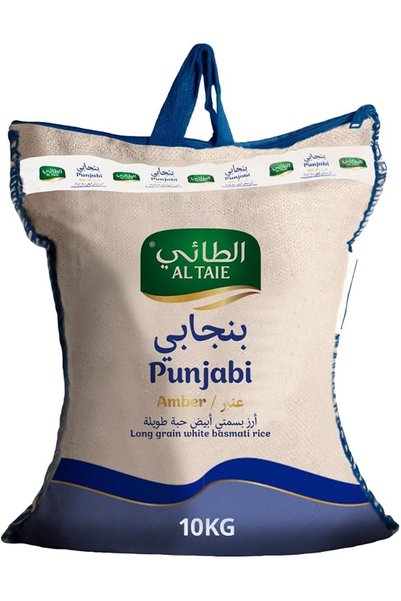 AL0 أرز تاي بنجابي أبيض 10 كجم - أرز أبيض طويل الحبة فاخر - قوام منفوش وناعم ...