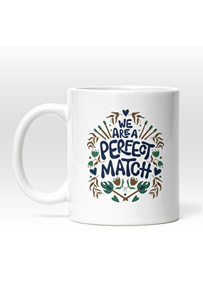 INOVATIX Personalized white mug "We are the perfect match", INOVATIX®. 330 ml