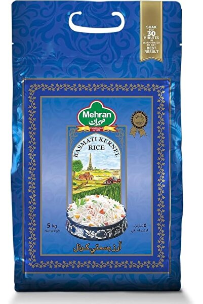 MEHRAN Pure Kernel Basmati Rice, 5 Kg