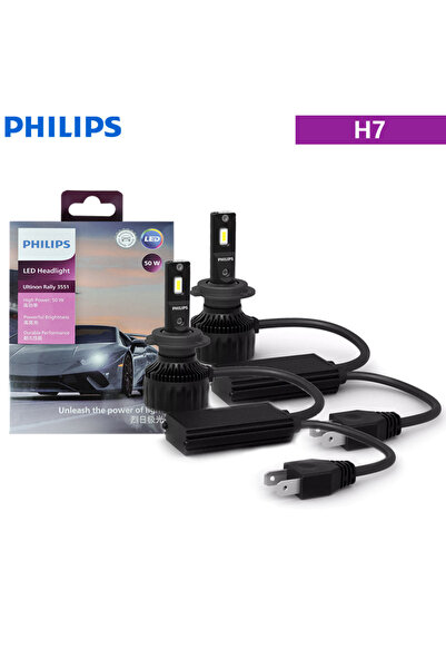 Philips H7 Ultinon Rally 3551 H7 H4 H11 HB3 HB4 HIR2 LED Headlight 100W 9000L...