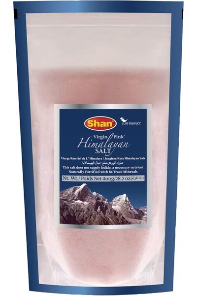 Shan Virgin Pink Himalayan Salt, 370g - Pack of 1 | Naturally Enhances Taste ...