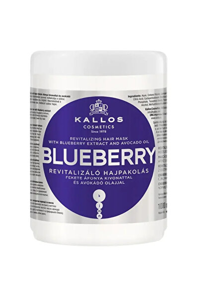 Kallos Mască de păr revitalizantă cu afine 1000 ml