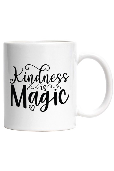 INOVATIX Personalized white mug, for people who believe that kindness is magi...
