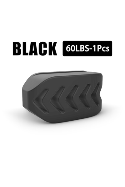 Choice Black-60lbs 40/50/60LBS Silicone Jaw Exerciser Ball Detachable Jaw Tra...