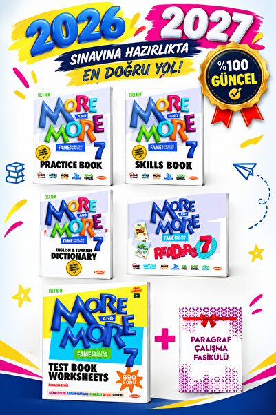 Fenomen Yayıncılık More and More 7. Sınıf Practice Book + Test Book Seti 2027