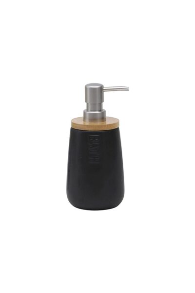 Aria Trade Διανομέας σαπουνιού 410ml για σαπούνι κρέμα σε μαύρο χρώμα με καπά...