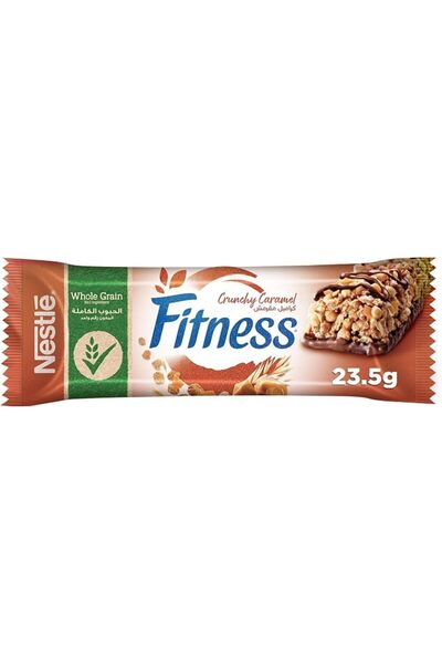 DHZ fitness نستله كرانشي كاراميل - قطعة حبوب إفطار بنكهة الكراميل - 23.5 جرام...