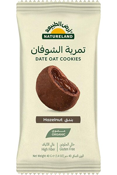 natureland Hazelnut Date Oat Cookies 40 g
