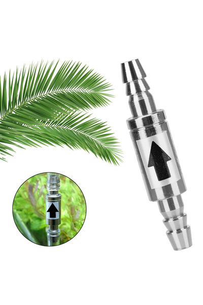 Choice For CO2 equipment Non Return Water 4mm Aquarium Water Valve Stainless ...