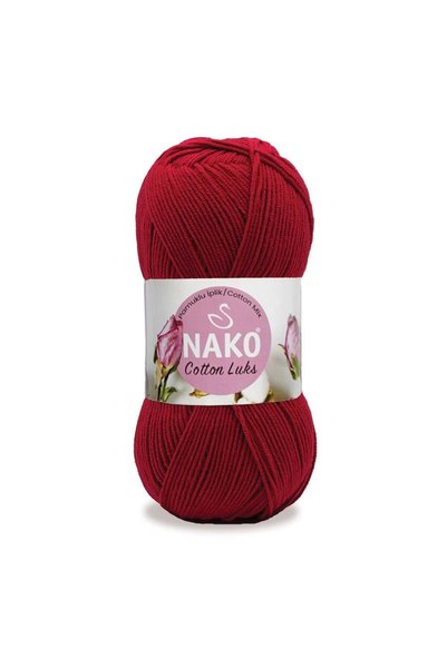NAKO Cotton Luxury Hand Knitting Yarn 5-Pack - 60% Soft Cotton Premium Yarn 9...