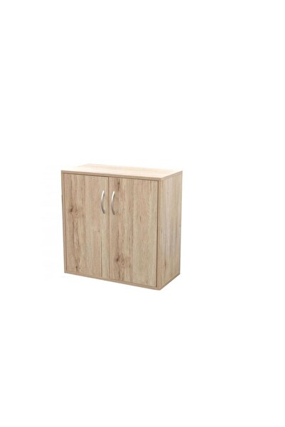 Aria Trade Ξύλινη Παπουτσοθήκη με Πόρτα και 2 Ράφια, 60x30x60