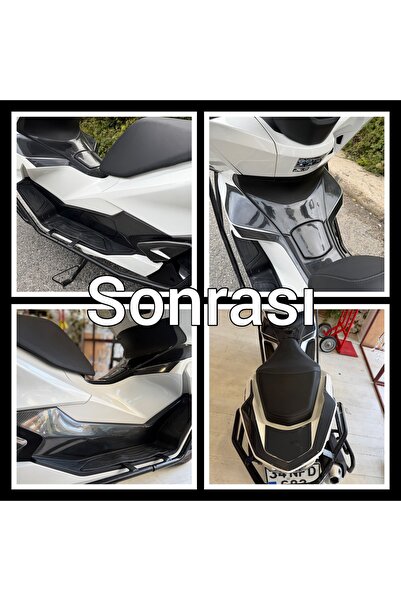 meriç cockpit design HONDA PCX 2025 Ve Sonrası 14 Parça Carbon Tank ped seti ...