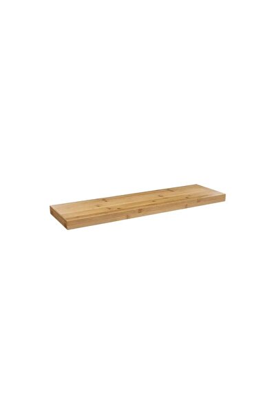Aria Trade Ράφι τοίχου από μπαμπού σε καφέ χρώμα, 80x23.5x3.8 εκ.