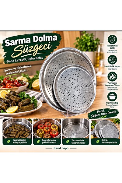 2’li dolma sarma süzgeçi