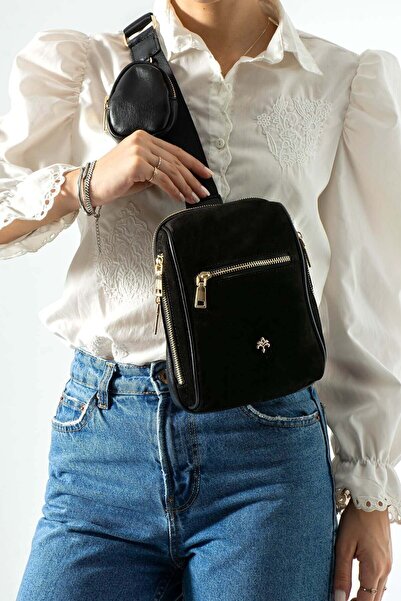 Jacquline 26Kclzd376C Women's Shoulder Bag Black