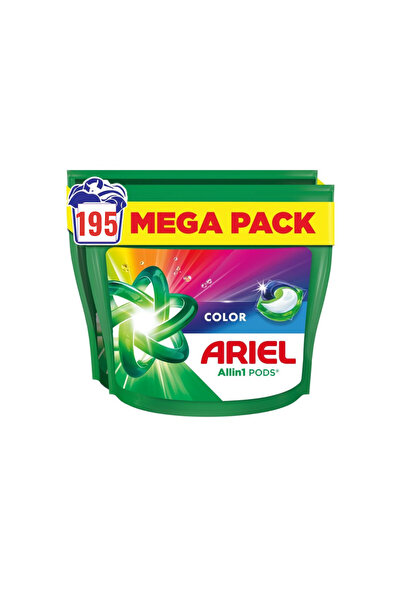 Ariel Pachet 195 Capsule Detergent Rufe Colorate