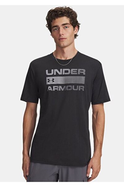 Under Armour 1329582-001 Men's Black Crew Neck T-Shirt