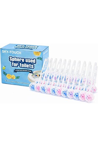 SKY TOUCH SKY-TOUCH 7 PACK Toilet Rim Block, Lemon Light Fragrance, Powerful ...