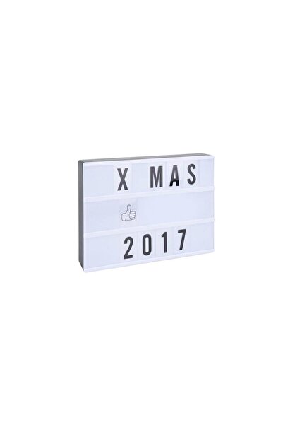 Aria Trade Διακοσμητική Φωτιζόμενη Πινακίδα LED A4 με 100 γράμματα και σύμβολ...