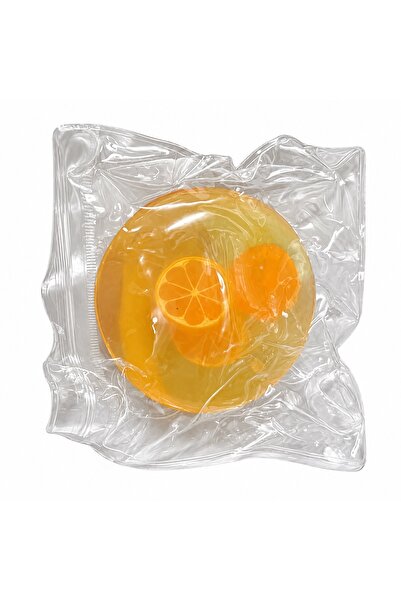 Generic Brand Jucărie antistres Squishy Disc transparent Portocală, portocali...