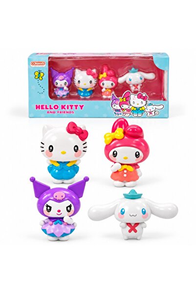 Comansi Σετ 4 φιγούρων Hello Kitty και φίλων της, Hello Kitty, Kuromi, My Mel...