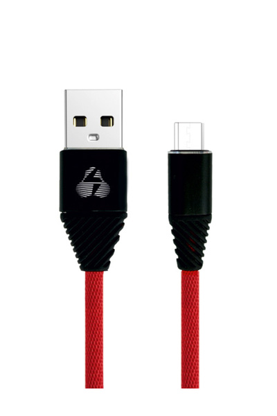 POWERTECH Καλώδιο USB σε Micro USB alu PTR-0011, χάλκινο, 1μ, κόκκινο
