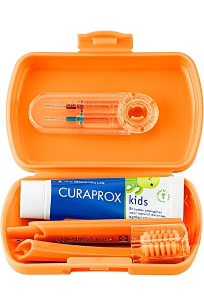 Curaprox Travel Set kids pink