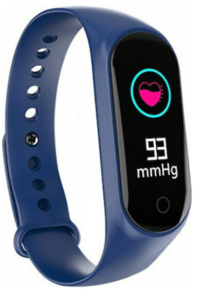 OEM SMARTBAND M6 με Μετρητή Καρδιακών Παλμών μπλε