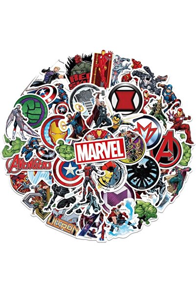 GENERAL 50pcs The Avengers Stickers for Teen Water Bottle, Cool Superhero Wat...
